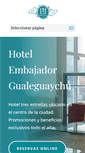 Mobile Screenshot of hotel-embajador.com